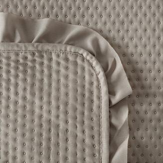 Narzuta dekoracyjna FALBANKA 210x170 ciemnobeżowy