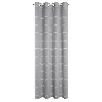 Firana gotowa na przelotkach ARCADIA 140x250 Eurofirany srebrny