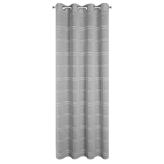 Firana gotowa na przelotkach ARCADIA 140x250 Eurofirany srebrny