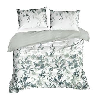 Pościel satynowa SPRING 160x200 Eurofirany zielony