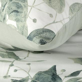 Pościel satynowa SPRING 160x200 Eurofirany zielony