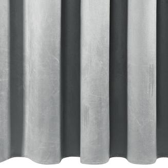 Zasłona gotowa na taśmie AURA 140x270 Eurofirany srebrny