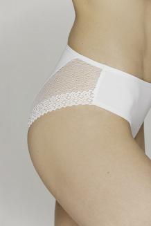 Figi damskie z koronką Babell kod 012 białe