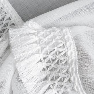 Firana gotowa na taśmie KIRA 140x270 Eurofirany biały