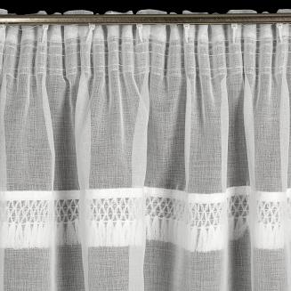 Firana gotowa na taśmie KIRA 140x270 Eurofirany biały