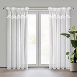 Firana gotowa na taśmie KIRA 140x270 Eurofirany biały