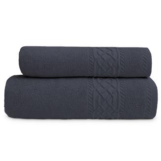 Ręcznik bawełniany SYDNEY 50x90 grafitowy