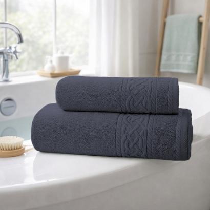 Ręcznik bawełniany SYDNEY 50x90 grafitowy