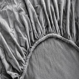 Prześcieradło polarowe z gumką MIŚ 200x220 szare