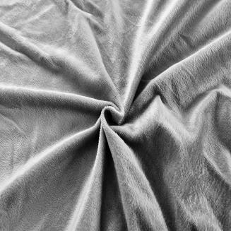 Prześcieradło polarowe z gumką MIŚ 200x220 szare