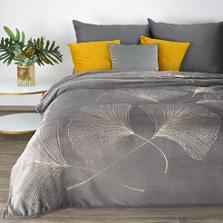 Koc narzuta GINKO1 150x200 Eurofirany grafitowy