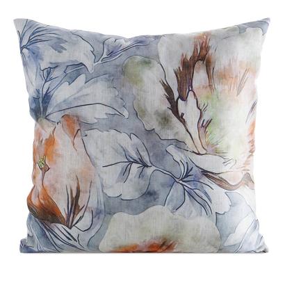 Poszewka dekoracyjna LEN 45x45 Eurofirany kremowa o strukturze lnu