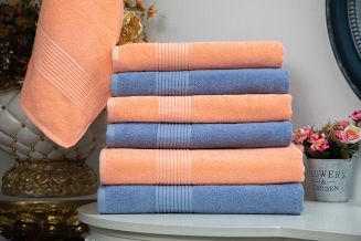 Ręcznik bawełniany VESTA 100x150 niebieski
