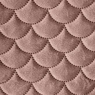 Narzuta dekoracyjna ARIEL 230x260 pudrowy