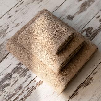 Ręcznik bawełniany gładki HARRY 70x140 ciemnobeżowy