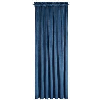 Zasłona gotowa na taśmie ROSA 140x300 Design91 granatowy