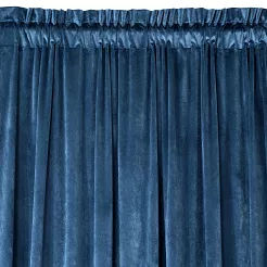 Zasłona gotowa na taśmie ROSA 140x300 Design91 granatowy