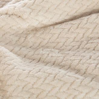 Koc narzuta CINDY-3 200x220 beżowy