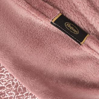 Koc narzuta GINKO2 150x200 Eurofirany różowy