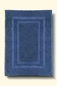 Dywanik łazienkowy bawełniany Ravo 50x70 granatowy