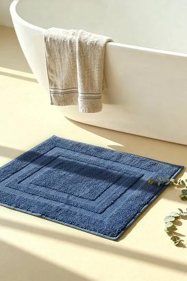 Dywanik łazienkowy bawełniany Ravo 50x70 granatowy