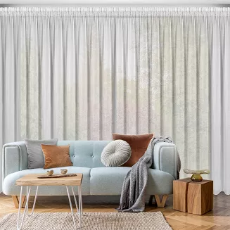 Firana gotowa na taśmie TULSA 300x270 Eurofirany biały
