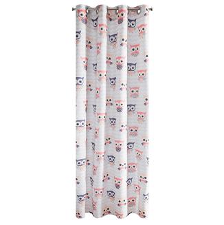 Zasłona gotowa na przelotkach MERRY 140x250 Eurofirany różowy