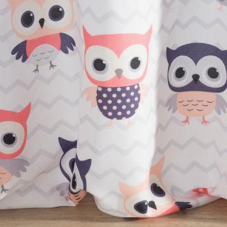 Zasłona gotowa na przelotkach MERRY 140x250 Eurofirany różowy