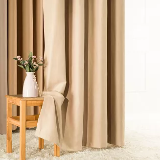Zasłona gotowa na taśmie MILAS 140x260 cappuccino