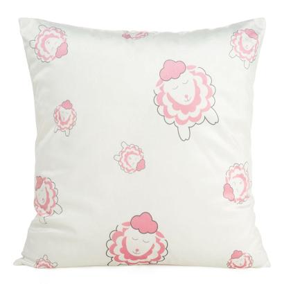 Poszewka dekoracyjna KIDS-4 45x45 Design91 biało/pudrowa