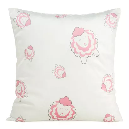 Poszewka dekoracyjna KIDS-4 45x45 Design91 biało/pudrowa
