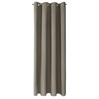 Zasłona gotowa na przelotkach LOGAN 140x250 Eurofirany ciemnobeżowy