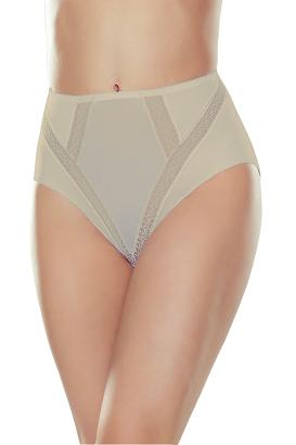 Korygujące figi damskie Vivianna beżowe