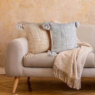 Poszewka dekoracyjna GATI 40x40 Eurofirany szara