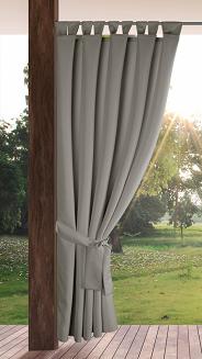 Zasłona gotowa na taśmie GARDEN2 155x220 Eurofirany srebrny