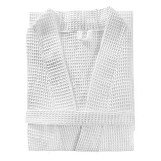 Szlafrok hotelowy gofrowany Eurofirany biały