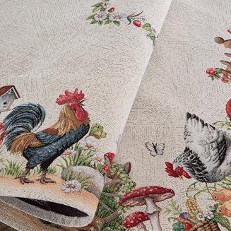 Obrus dekoracyjny 100x100 Eurofirany naturalny