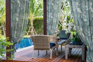 Donica dekoracyjna IRMA Eurofirany turkusowy