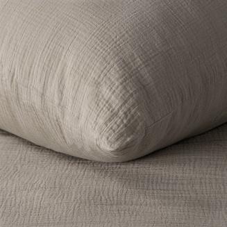 Pościel satynowa C.BEŻ 160x200 Eurofirany ciemnobeżowy