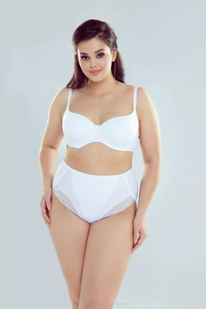 Figi damskie modelujące z koronką Venus białe