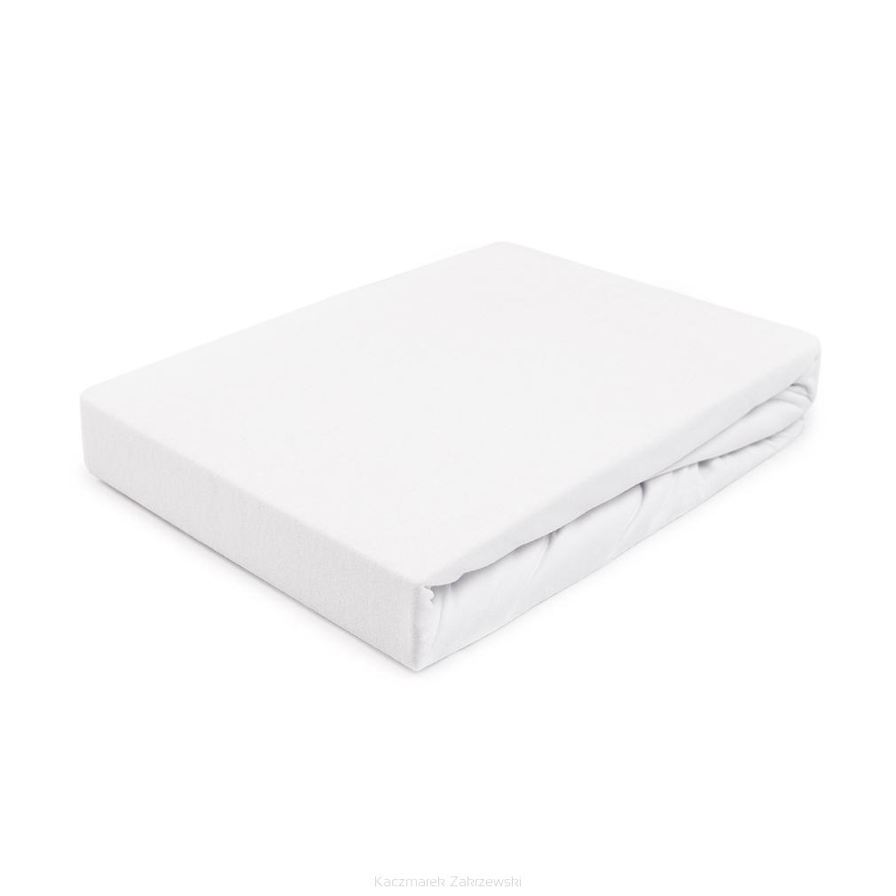 Prześcieradło jersey z gumką 60x120 Darymex białe