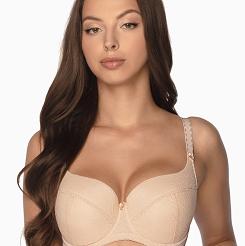 Biustonosz Full Cup Micaela 758 usztywniany beżowy