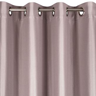 Zasłona gotowa na przelotkach AGGIE 140x250 Eurofirany pudrowy