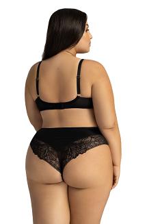 Biustonosz braletka z koronką Soft AV 2146 miękki czarny
