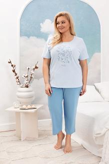 Piżama damska REGINA kod 4009 niebieski