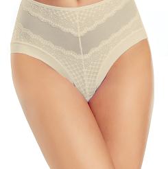 Figi zabudowane z siatką Violina beżowe