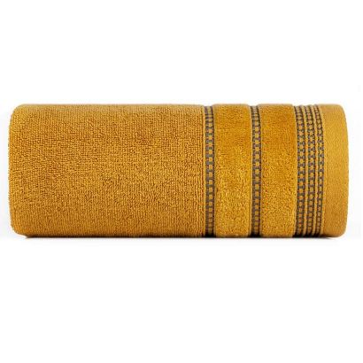 Ręcznik bawełniany AMANDA 70x140 Eurofirany musztardowy