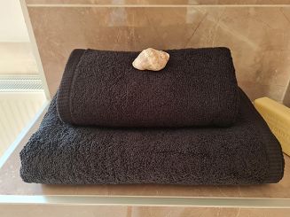 Ręcznik kąpielowy RIMINI 50x100 gładki czarny