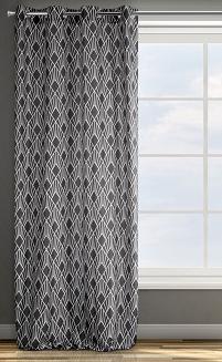 Zasłona gotowa na przelotkach IDA 140x250 Design91 stalowy