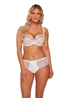 Biustonosz z koronką Soft Tonia 1253 miękki biały